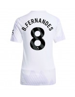Manchester United Bruno Fernandes #8 Bortedrakt Dame 2025-26 Korte ermer